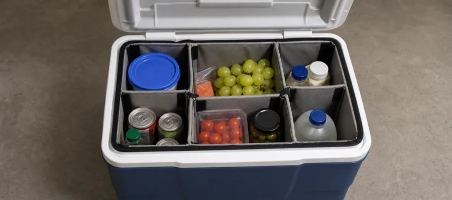 Kuehlbox-Organizer selber machen: Praktische DIY-Einteilung fuer unterwegs