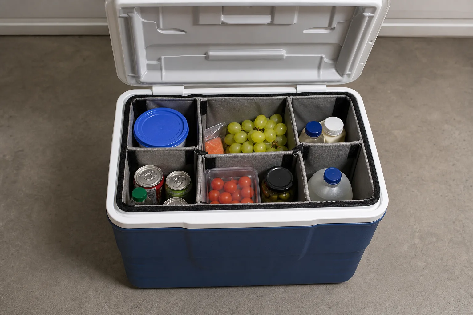 Kuehlbox-Organizer selber machen: Praktische DIY-Einteilung fuer unterwegs