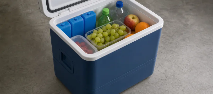 Kuehlboxen richtig packen: So bleibt der Innenraum moeglichst lange kalt